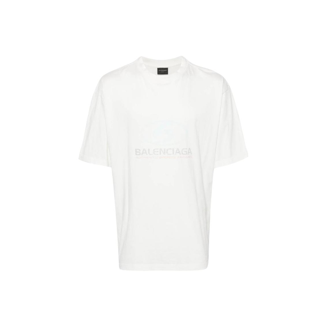 Футболка Surfer Medium Fit Balenciaga, белый
