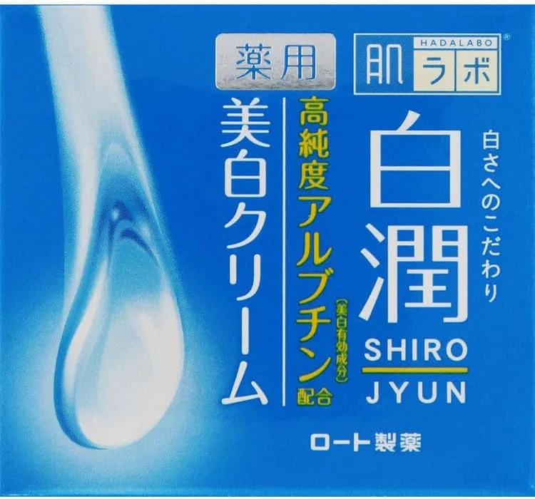 Маска для лица Hadalabo Shirojun Medicated Whitening Cream Dermal Sheet