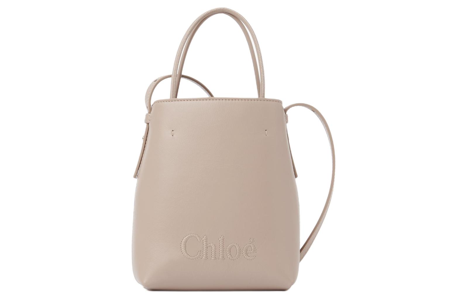 

Chloé Сумка тоут Хлоя из телячьей кожи Шоппер Рюкзак Плечевая сумка Кроссбод мини женская кочевая бежевая