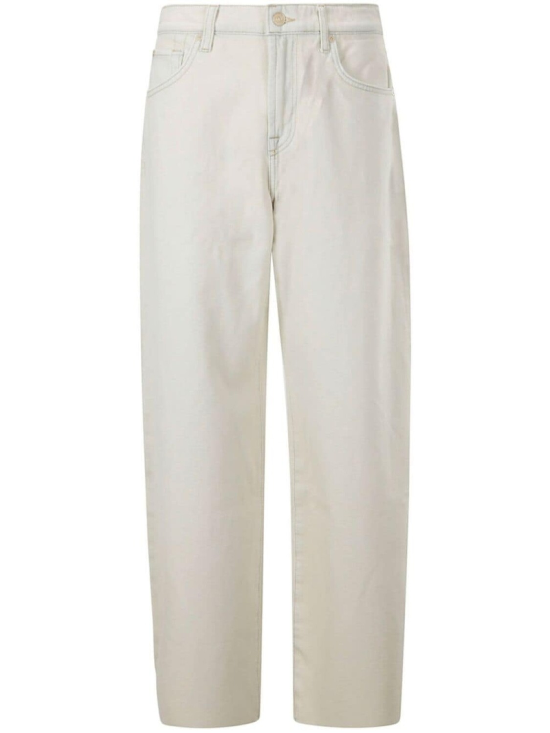 

7 For All Mankind джинсы прямого покроя со средней посадкой, нейтральный цвет