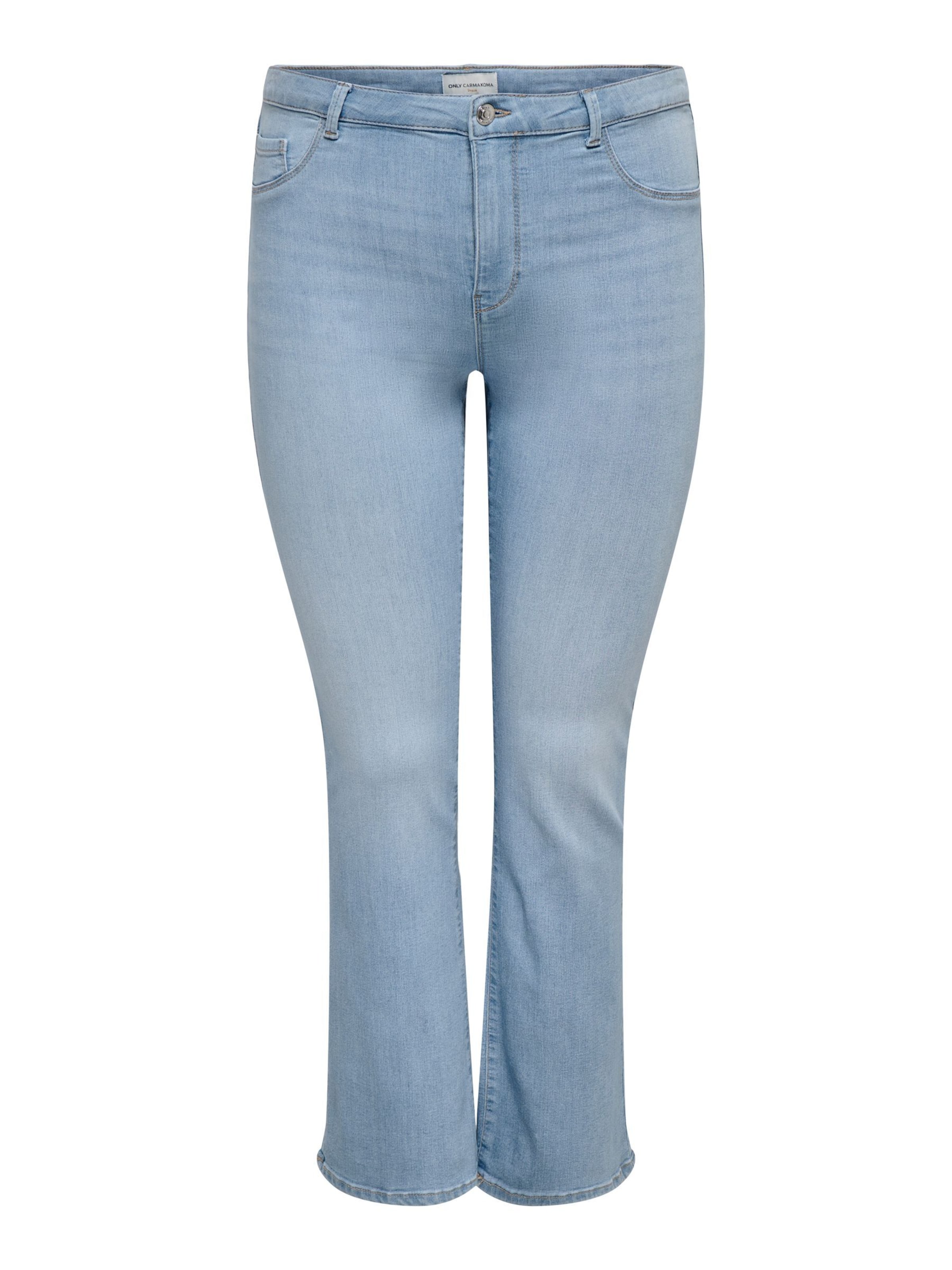 

ONLY Carmakoma Джинсы клеш 'CARThunder' в синем дениме