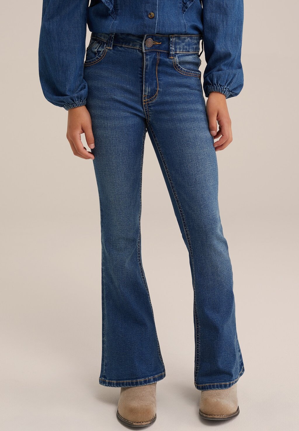 

Джинсы прямого кроя BLUE RIDGE WE Fashion, синий