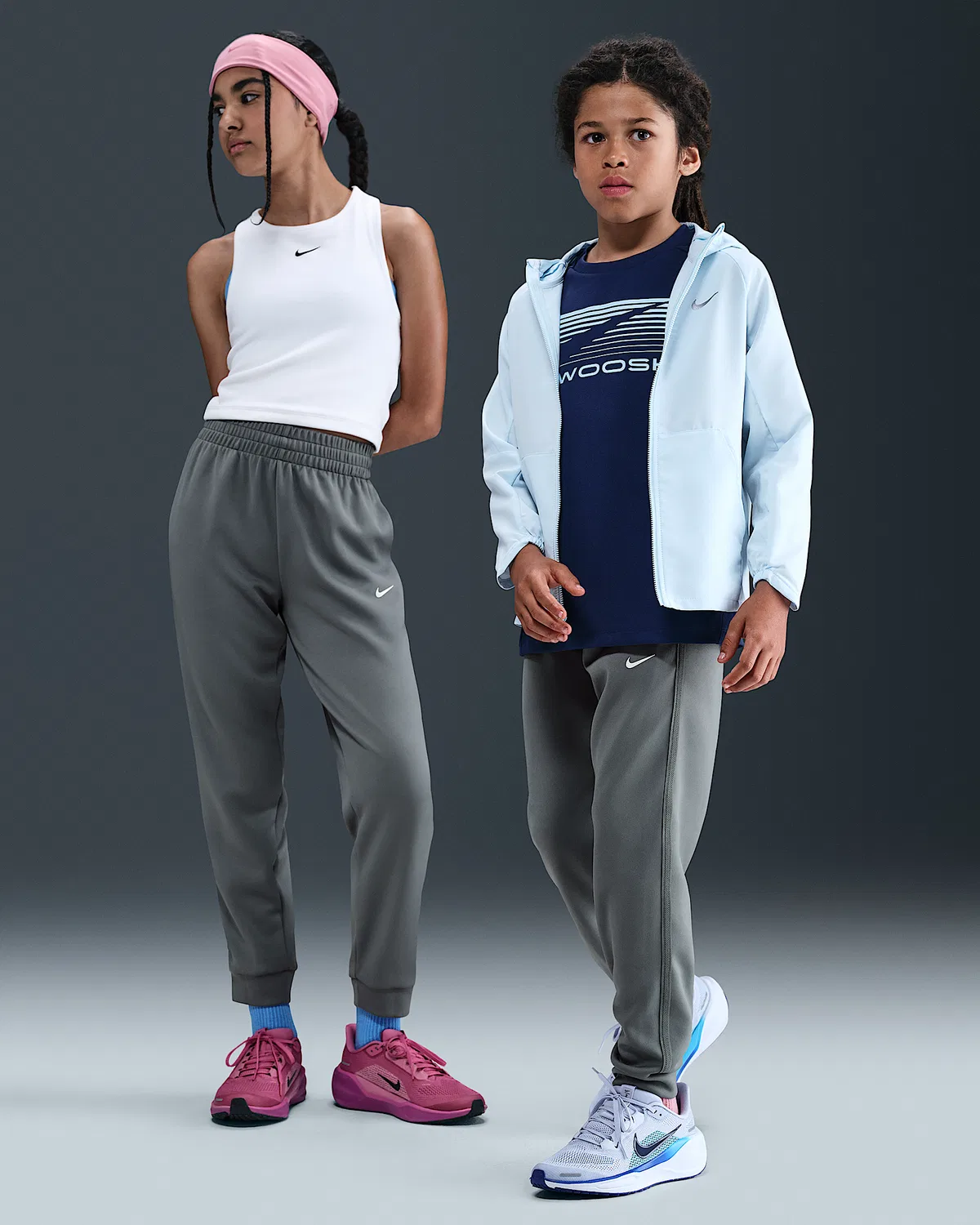 Детские трикотажные штаны Nike Multi, Smoke Grey/Black/White
