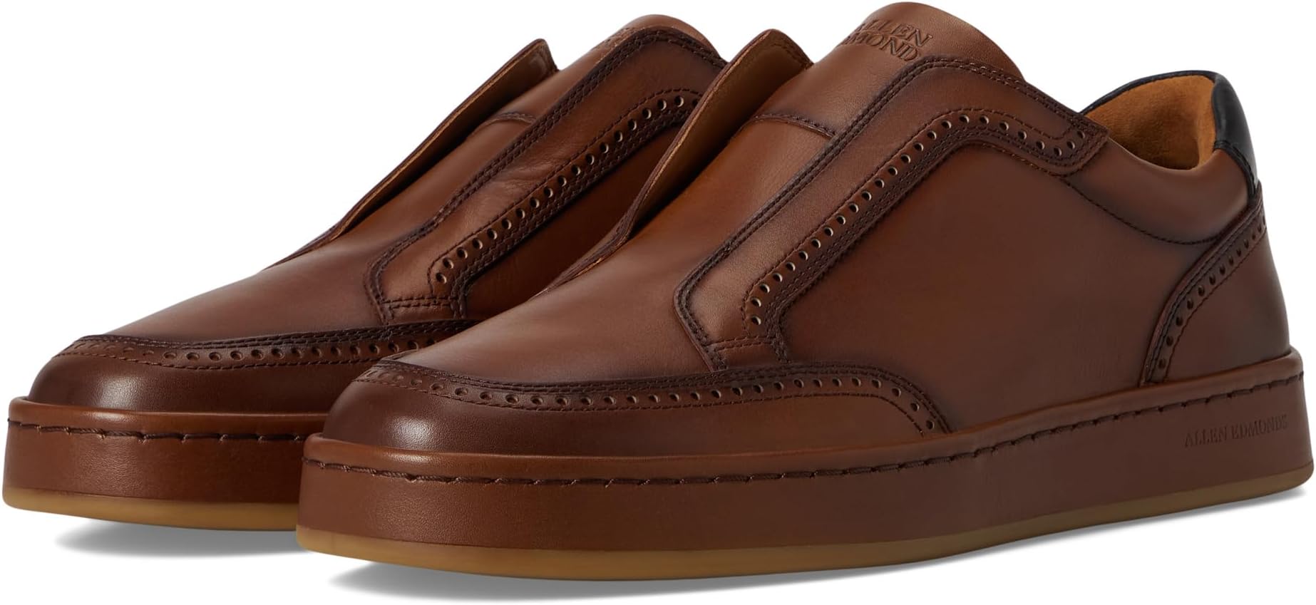 

Кроссовки Allen Edmonds Beckett Slip-on Shoes, цвет Mahogany Leather