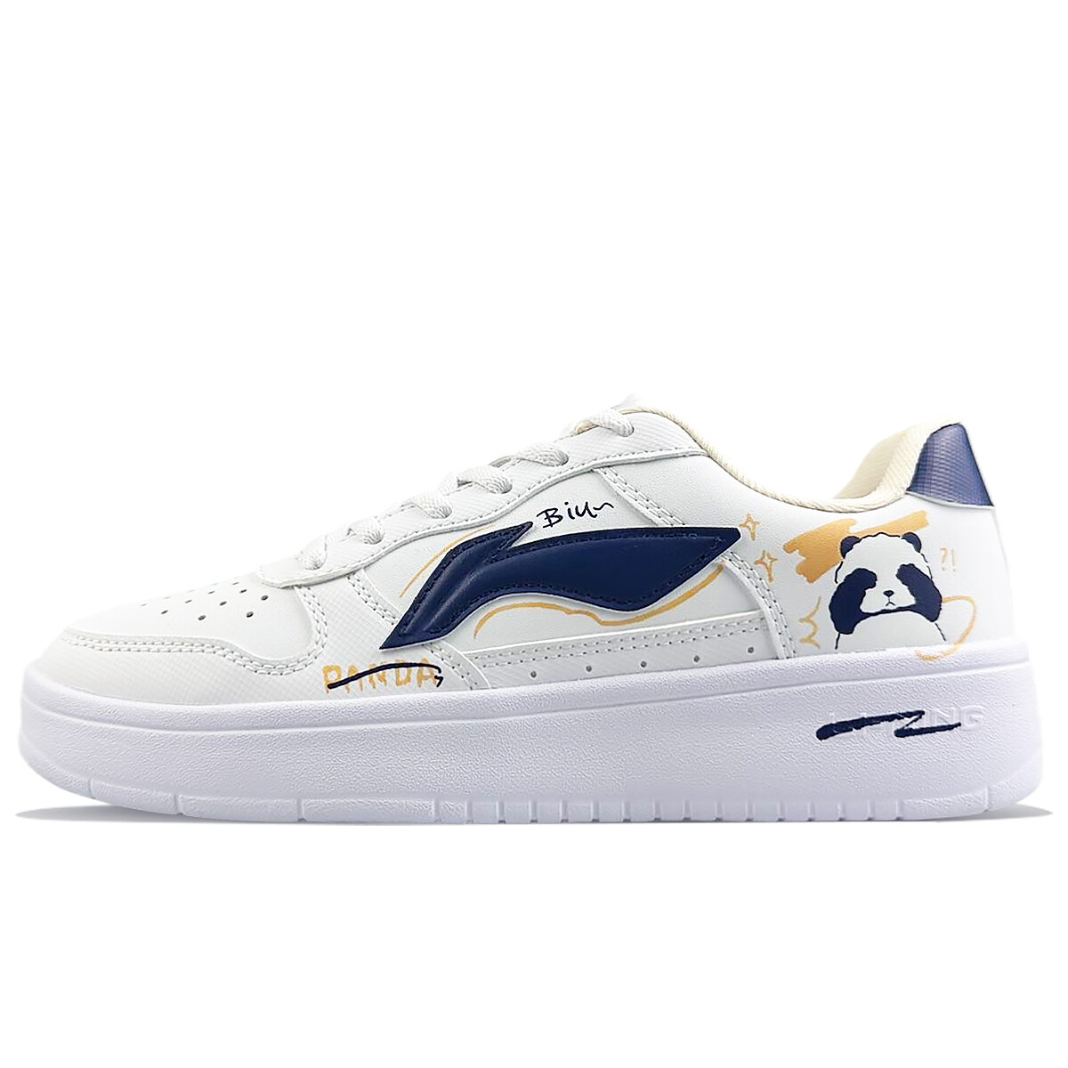 

Кроссовки LINING Pontoon Boats Skateboarding Shoes Men Low-top Blue, белый