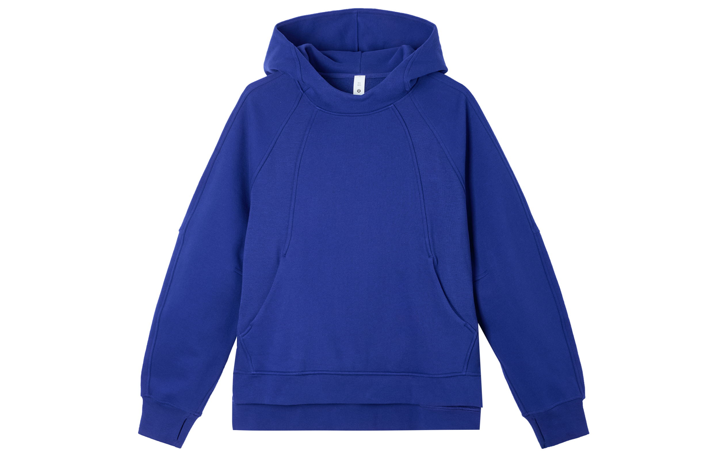 

Женская толстовка с капюшоном и боковыми разрезами Lululemon, Black/BLK