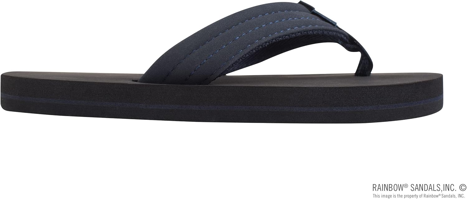 Детские сандалии Rainbow Sandals Grombow с мягкой резиновой подошвой, неопрена ремешком и задним ремешком, темно-синий — фото 4