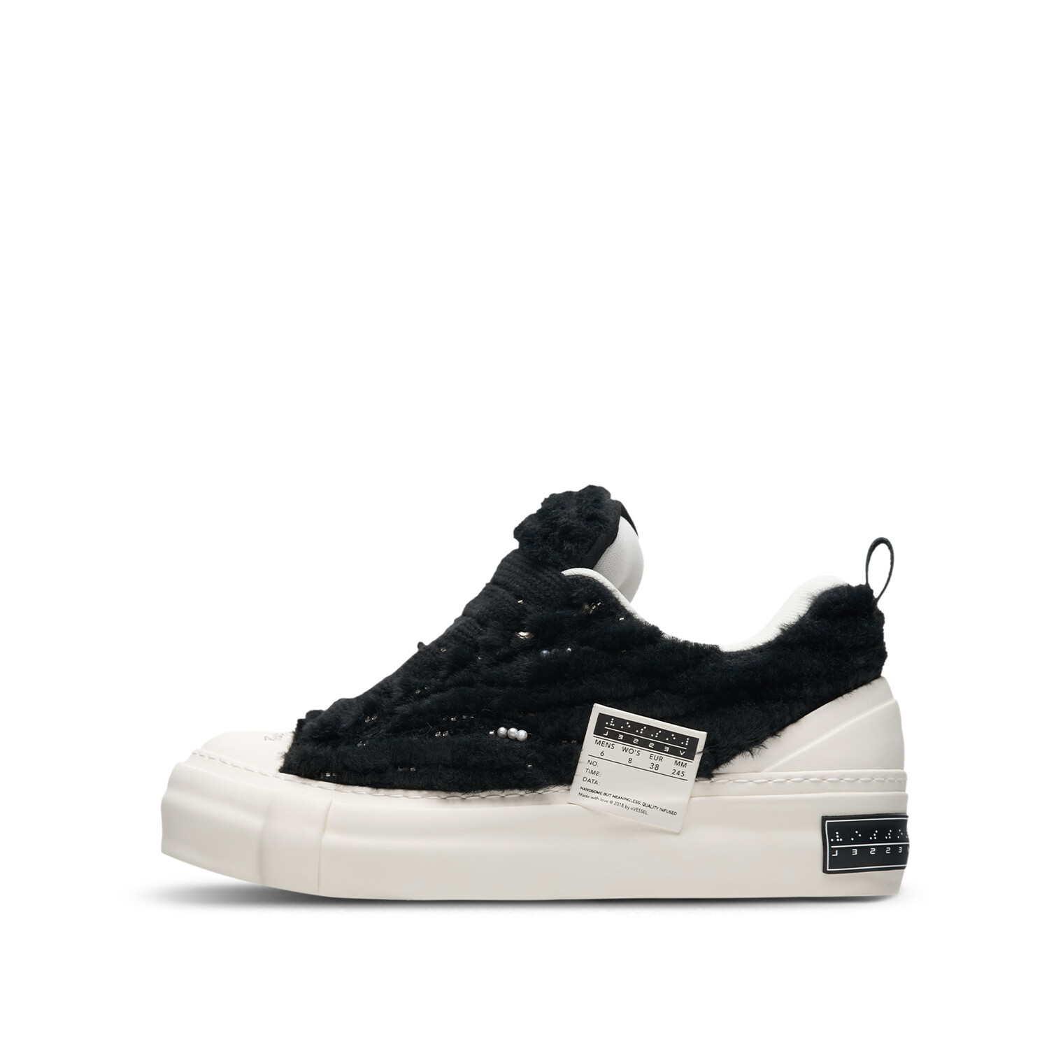 

Кроссовки xVESSEL Nougat Skateboarding Shoes Unisex Low-top, черный