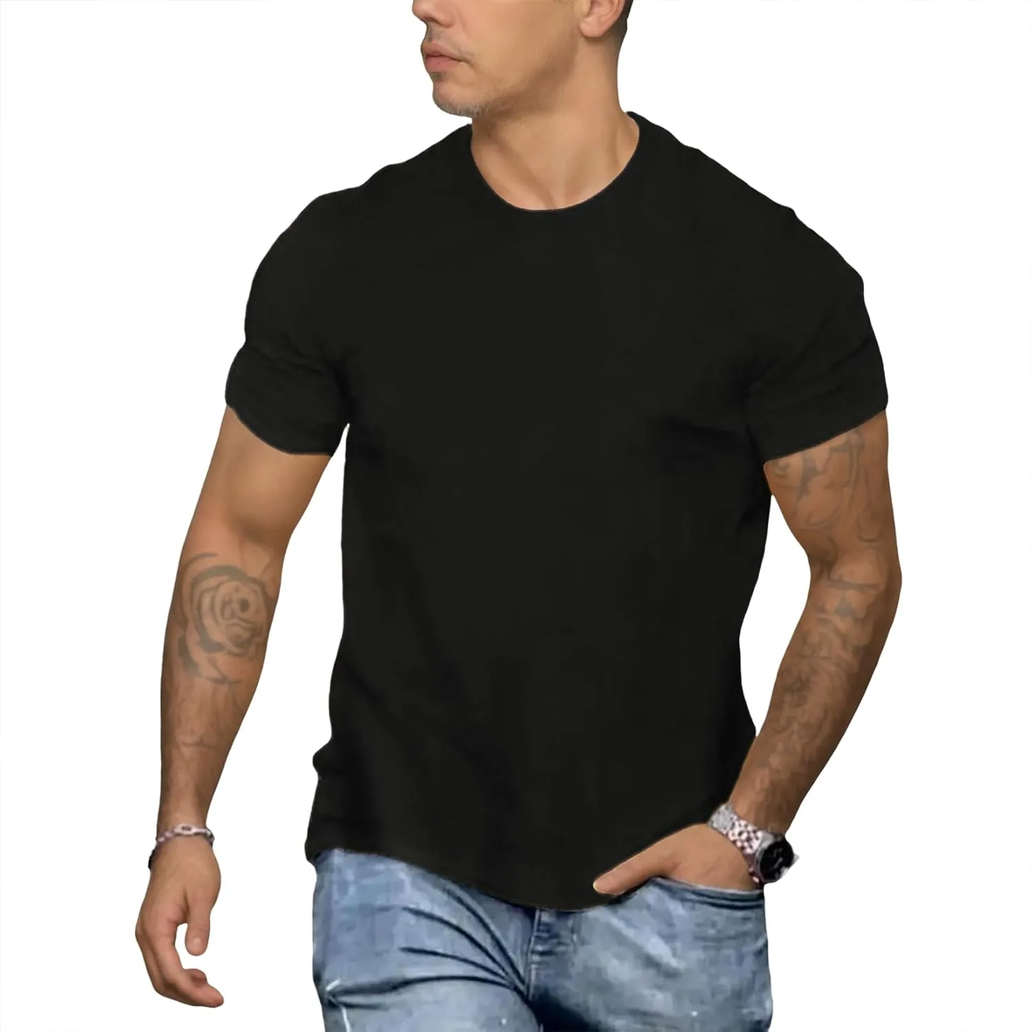 Футболка Casual, Cotton, комфортный крой