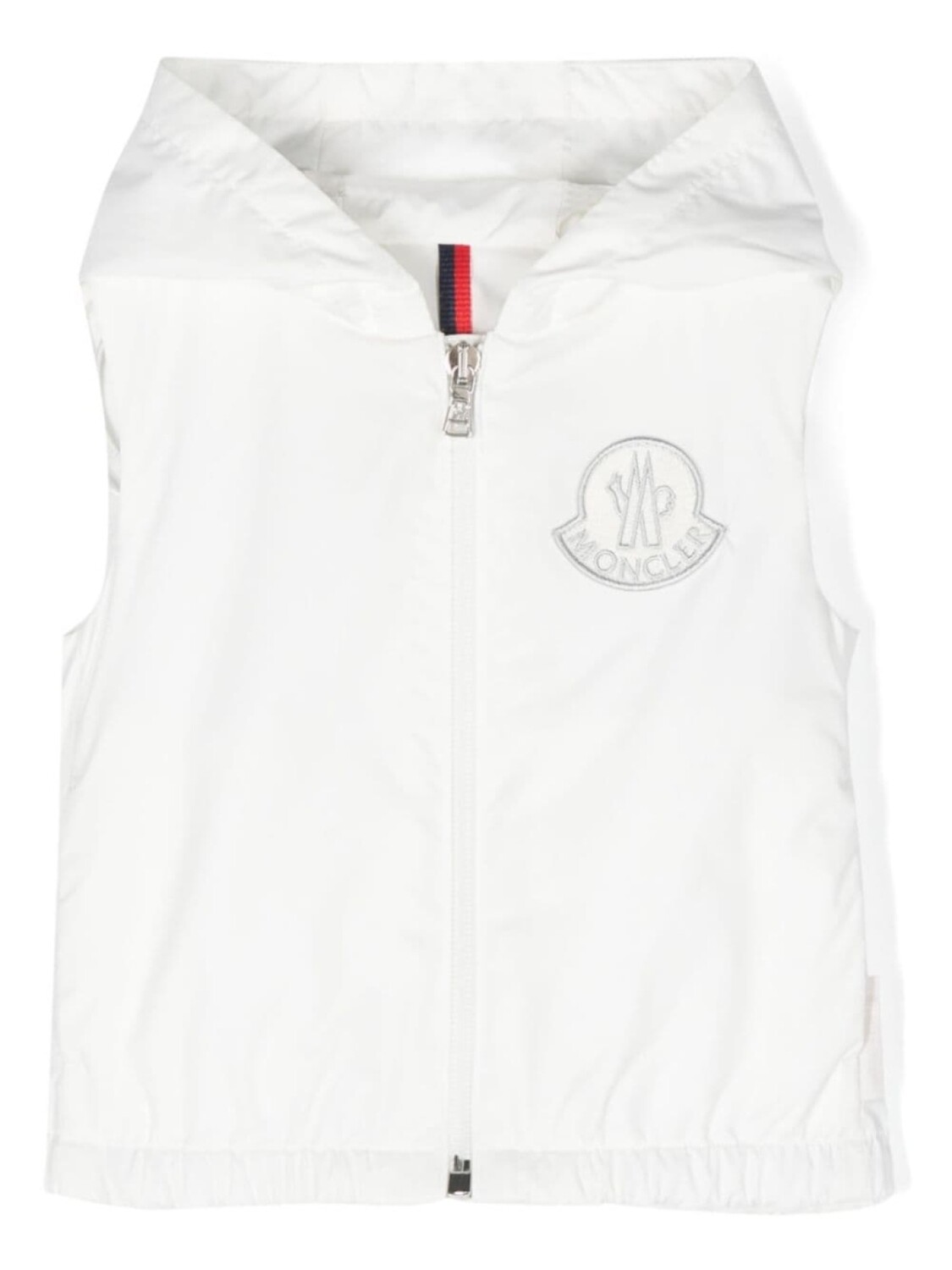 

Moncler Enfant жилет Essien с логотипом, белый