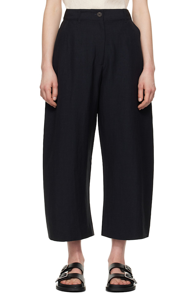 

Брюки Chalco Studio Nicholson, цвет darkest navy