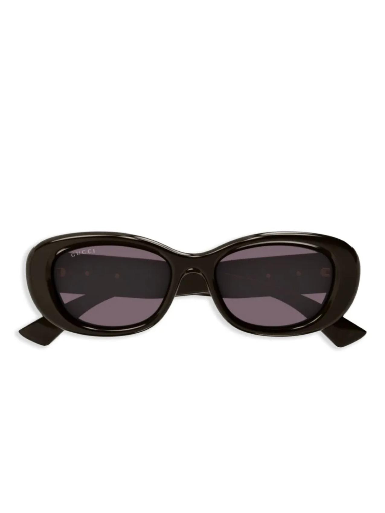 

Солнцезащитные очки Double G Gucci Eyewear, черный