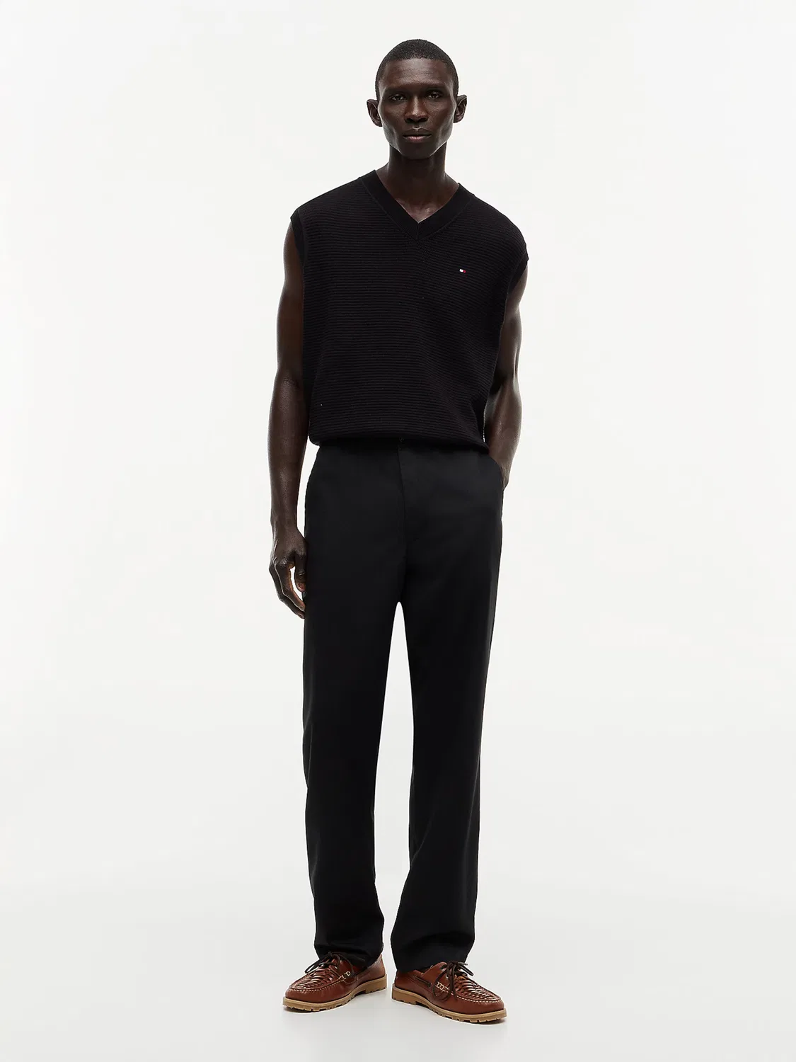 Обычные брюки 'Дувр' Tommy Hilfiger, Black — фото 3