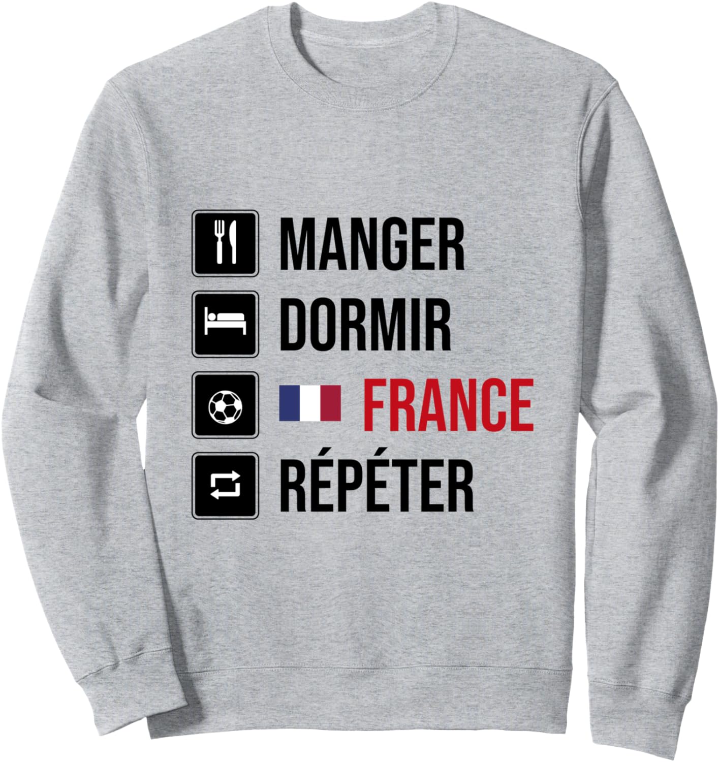 

Толстовка с символикой французского футбольного болельщика Soccerfans, серый