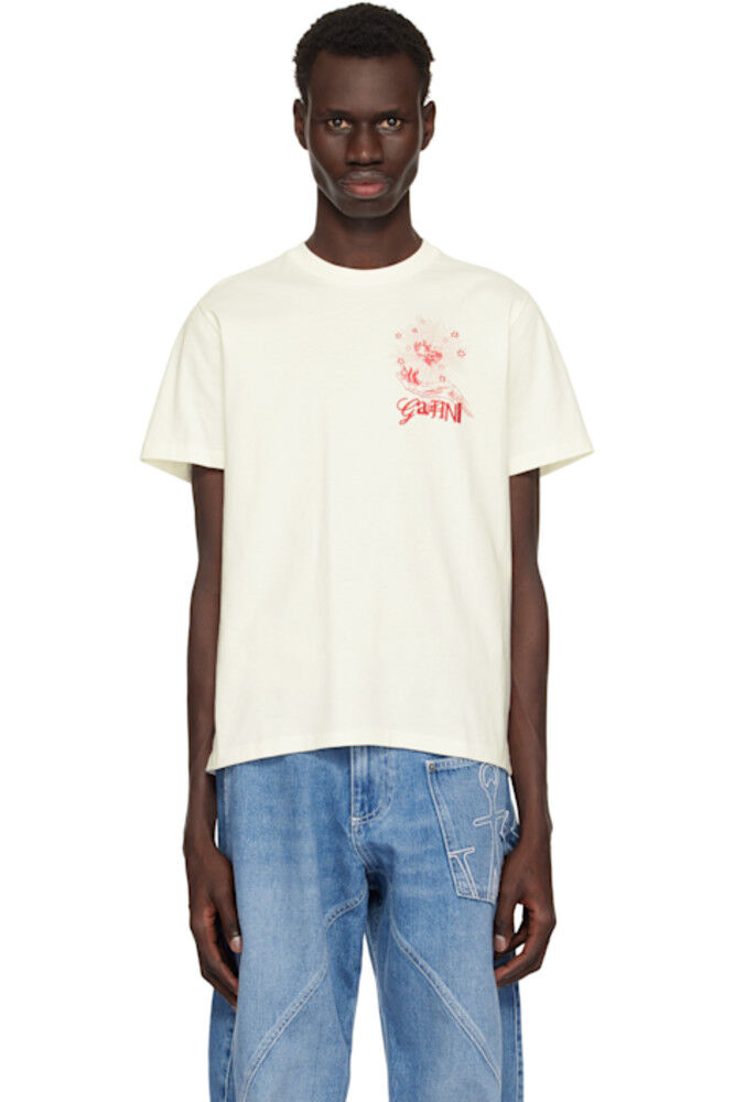 

Футболка Off-White Celestial Poster Relaxed GANNI