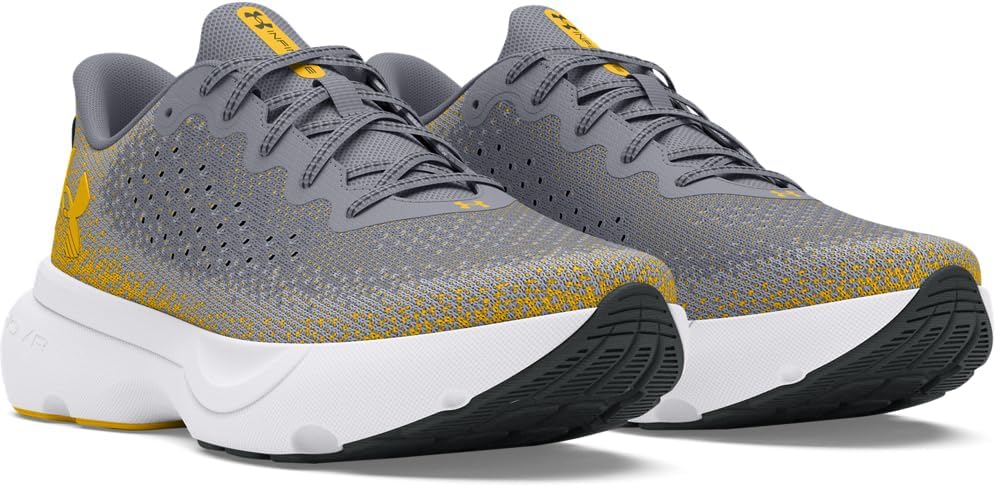 Мужские беговые кроссовки Under Armour Infinite, (106) Steel/Taxi/Taxi — фото 2