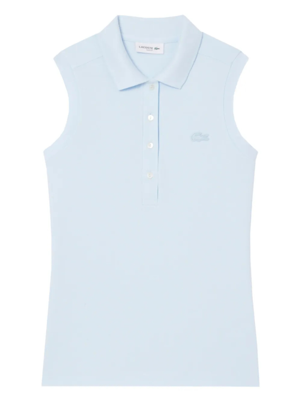 

Майка с аппликацией логотипа Lacoste, синий