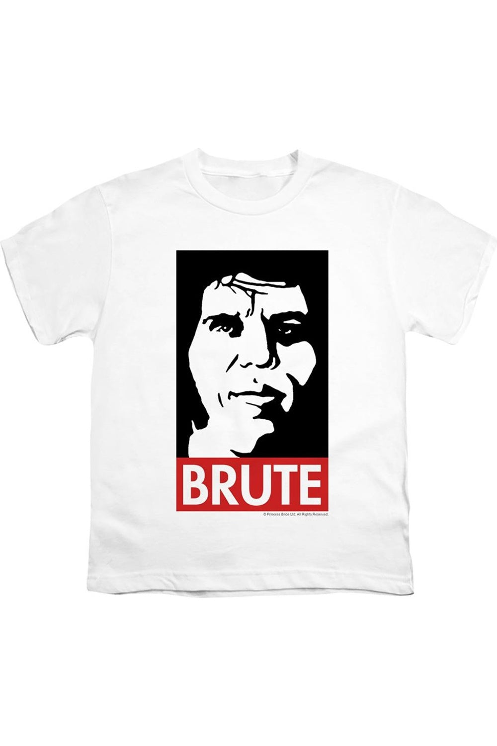 

Футболка с коротким рукавом для детей "Принцесса-невеста: Громила" Gildan, белый