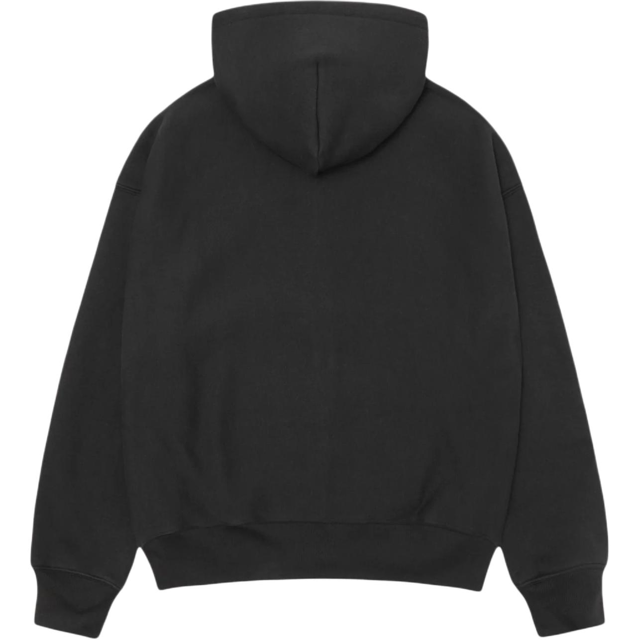 Толстовка с капюшоном и молнией FW25 ESTABLISHED унисекс Stussy, серо-зеленый — фото 4