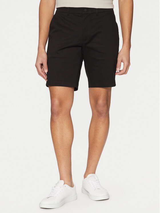 

Шорты облегающего кроя из ткани K10K114071 Calvin Klein, черный