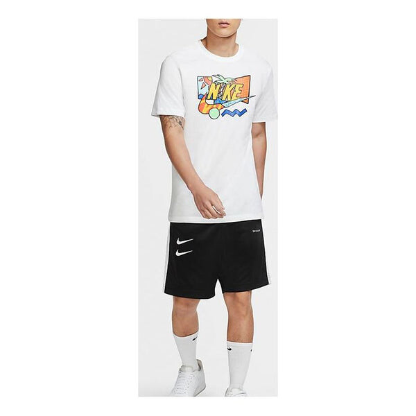 

Футболка sportswear printing short sleeve 'summer futura white' Nike, белый
