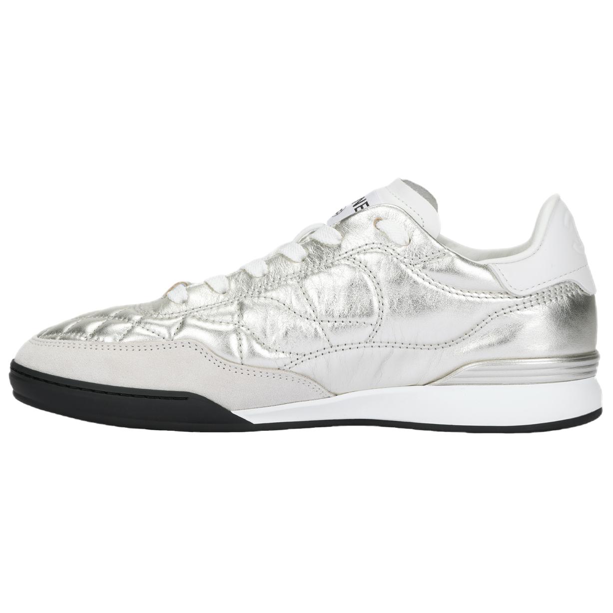 25s низкие повседневные туфли women's silver CHANEL, Original Shoe Box Included