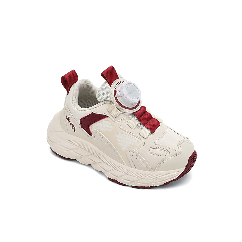 Беговые кроссовки low top для детей, ангора ред, с амортизацией, терморегуляцией, увеличенной высотой, легкие и устойчивые к истиранию Jeep, angora красный — фото 3