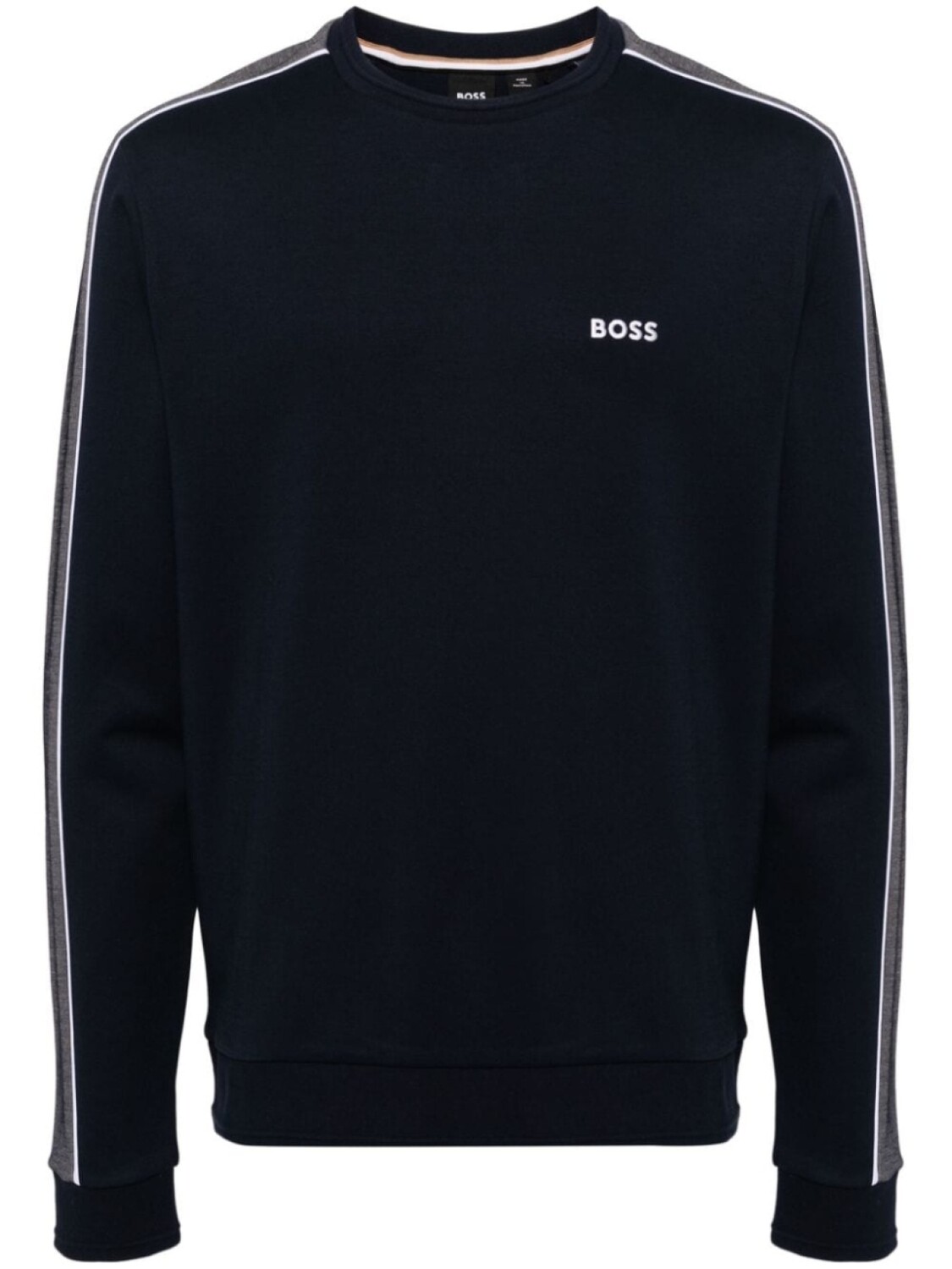 

Толстовка с вышитым логотипом BOSS, синий