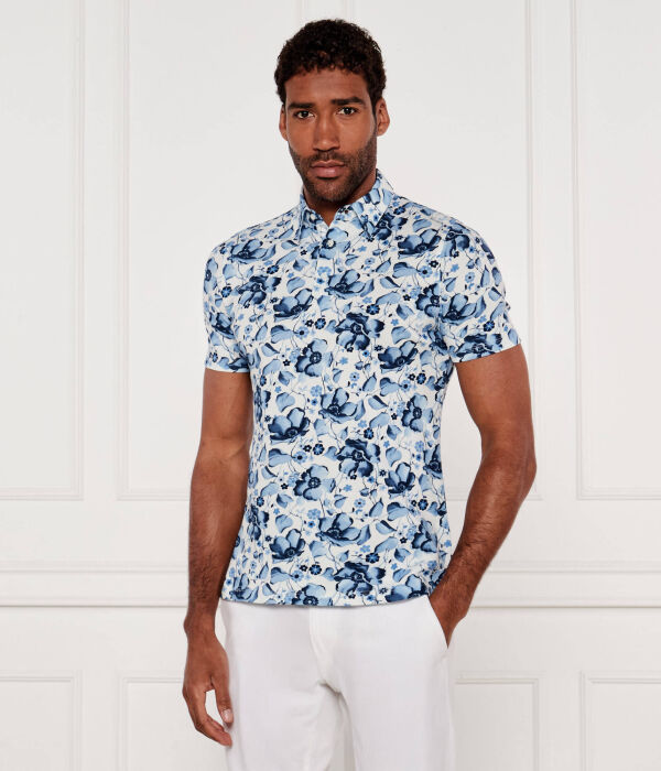 

Рубашка поло Slim fit Stenströms, синий