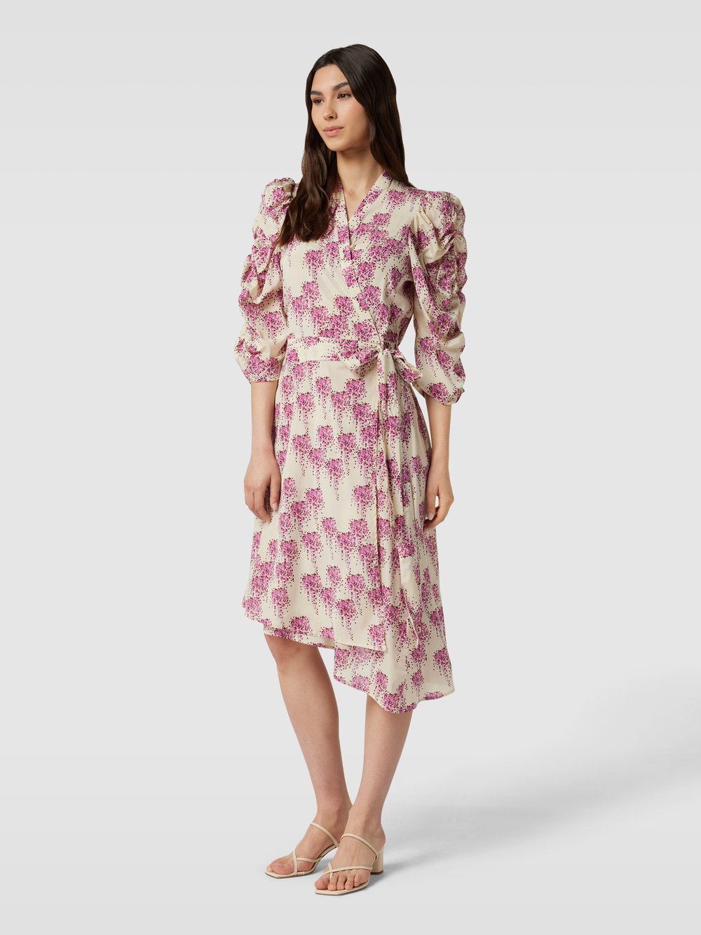 

Платье-халат с узором по всей поверхности, модель «Олене» Stella Nova, фиолетовый