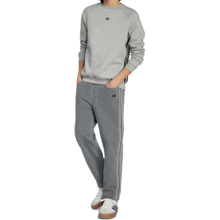 Джинсы, джинсовые брюки, детские Adidas Originals, светлый denim — фото 2