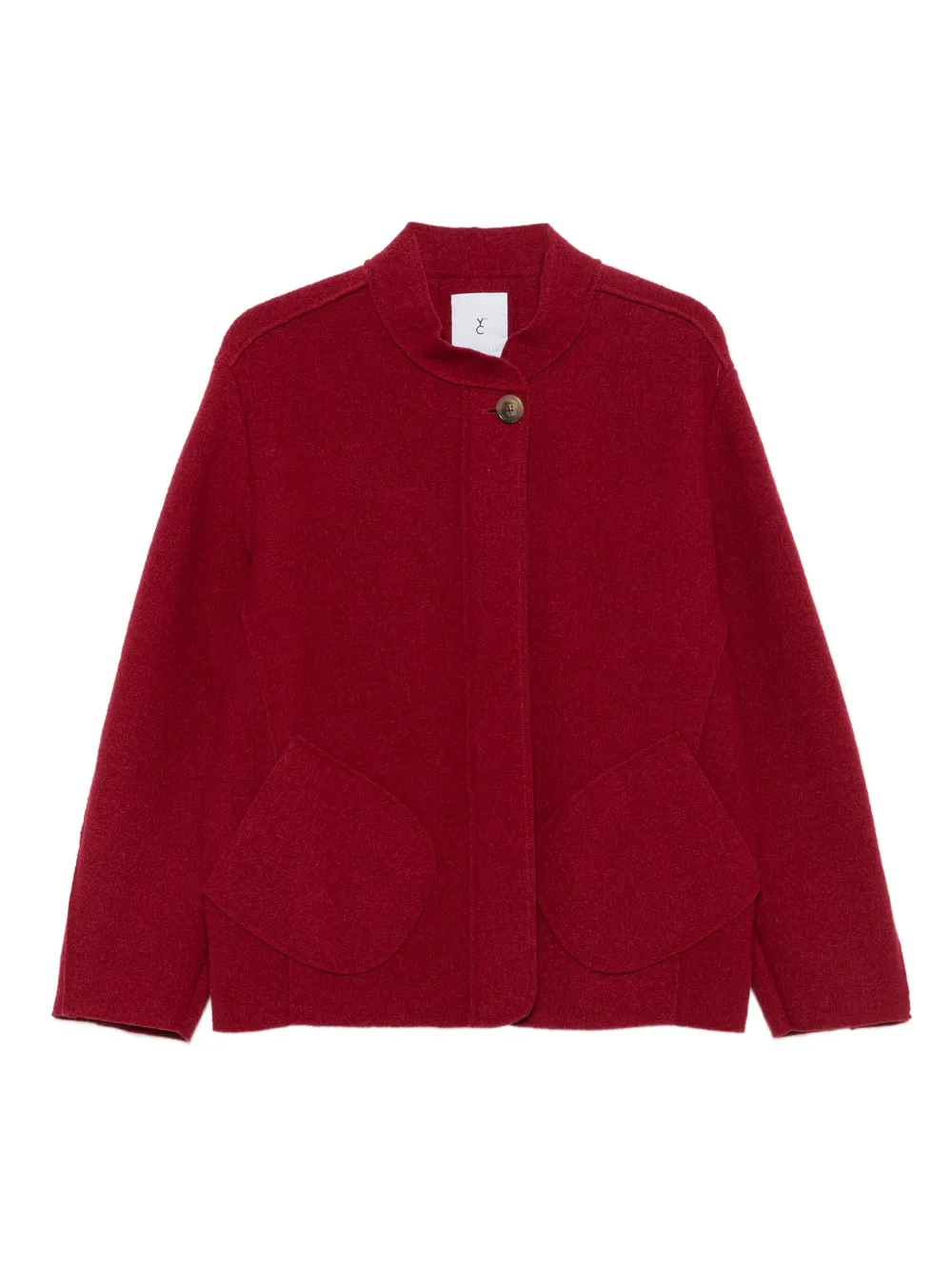 

Куртка асимметричного кроя Why Ci, красный