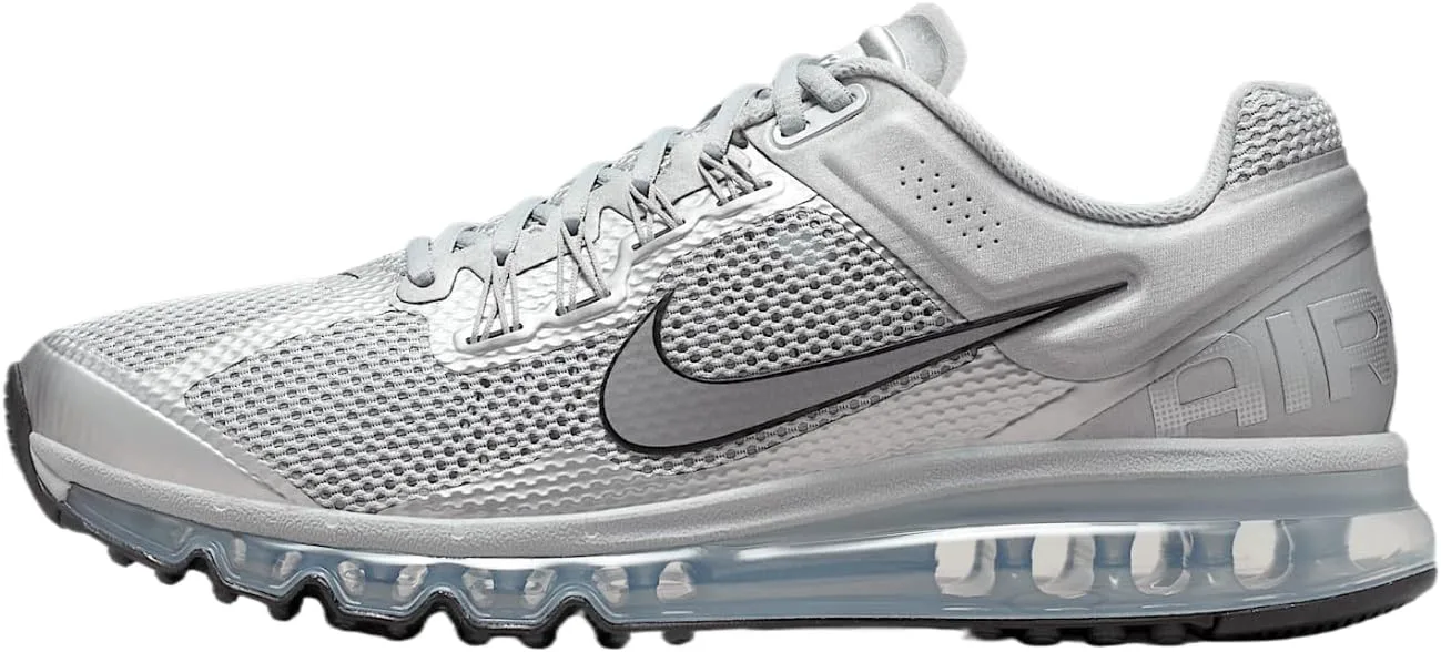 

Мужские кроссовки Nike Air Max 2013, металлик серебристый/черный/серебристый