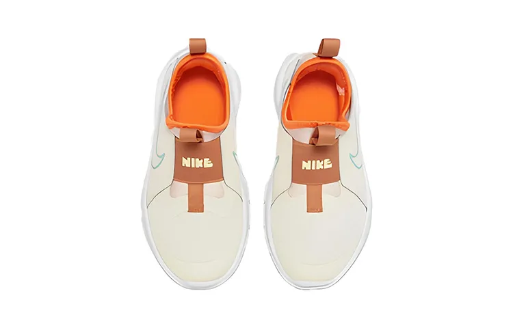 Nike Детские кроссовки Flex Runner 2 Slip Resistant Abrasion Resistant Low top цвета светлый айвори — фото 4