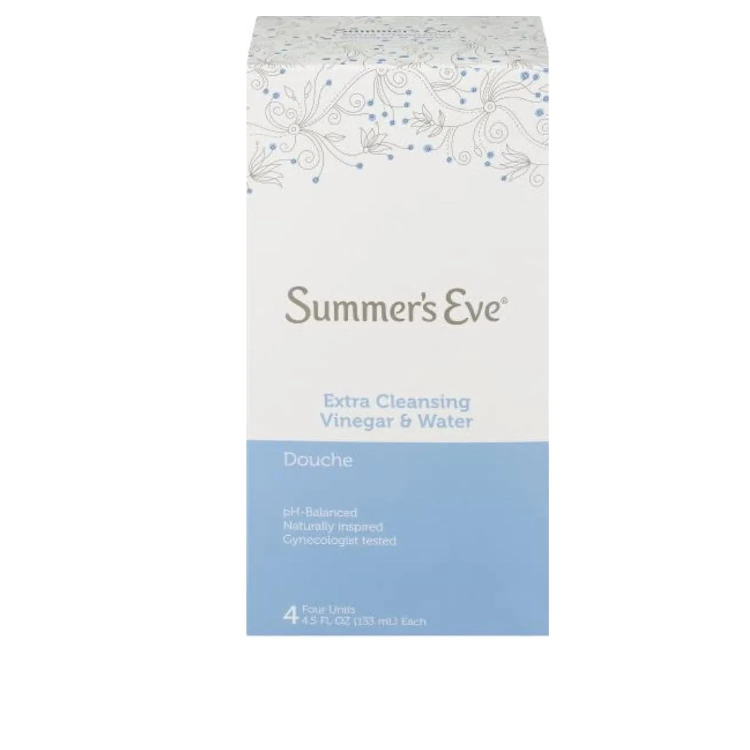 Средство для интимной гигиены Summer's Eve Douche Extra Cleansing Vinegar & Water, 4 шт. Summer'S Eve
