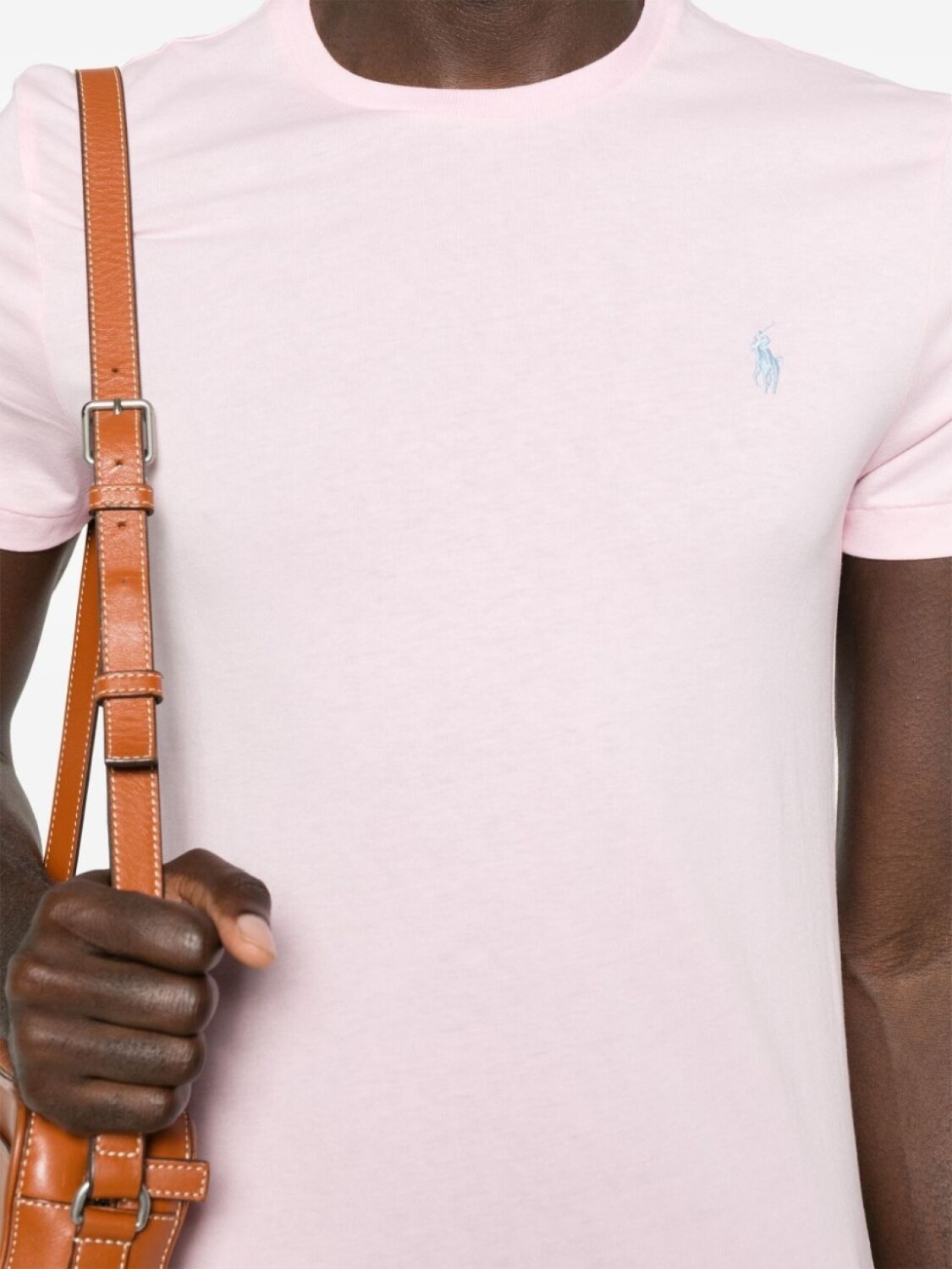 Polo Ralph Lauren футболка с вышивкой Polo Pony, розовый — фото 4
