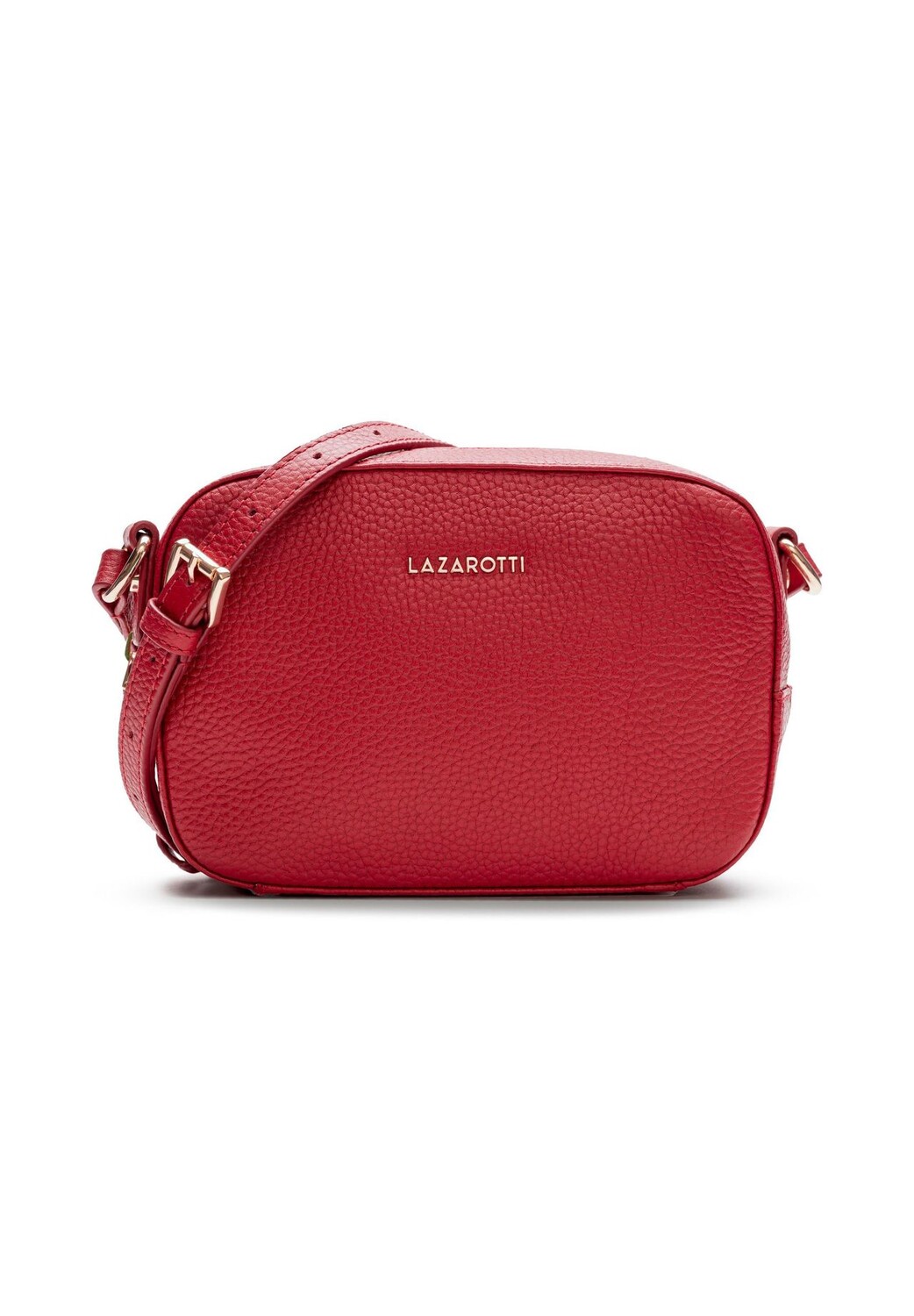 

Сумка через плечо Bologna Leather из кожи 19 см LAZAROTTI, красный