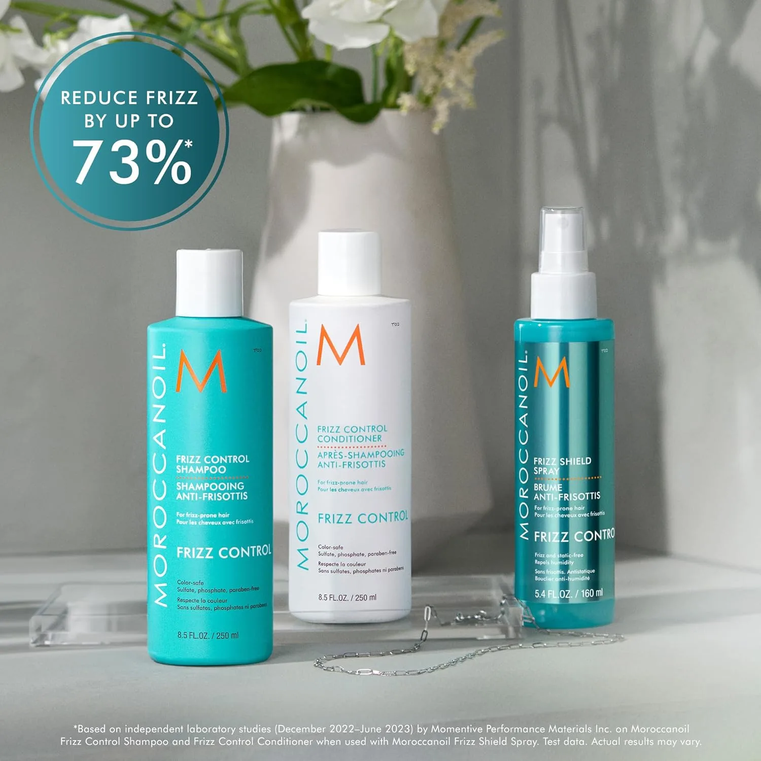 Набор шампуня и кондиционера Moroccanoil Frizz Control 251 мл — фото 4