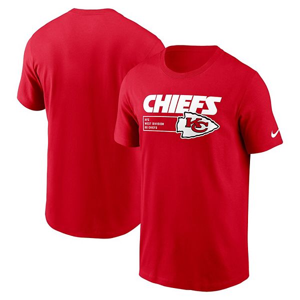 

Мужская красная футболка kansas city chiefs division essential Nike