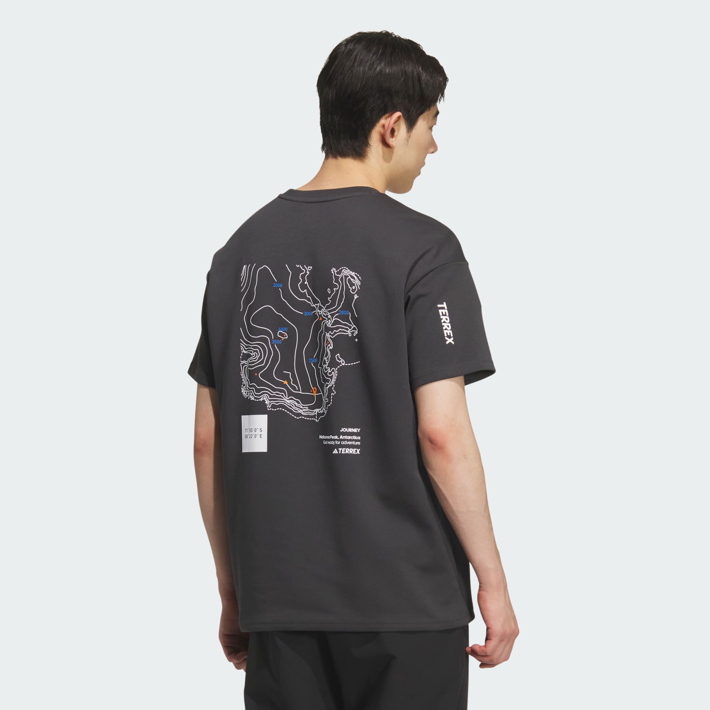 ADIDAS TERREX Футболка Performance 'Xploric' в темно-сером цвете — фото 3