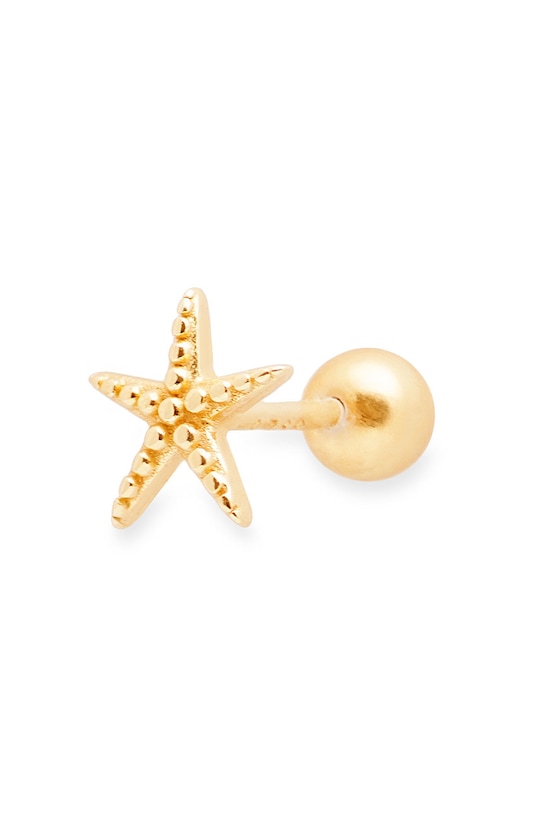 

Серьги Piercing Rock It из позолоченного серебра Ania Kruk, золотой