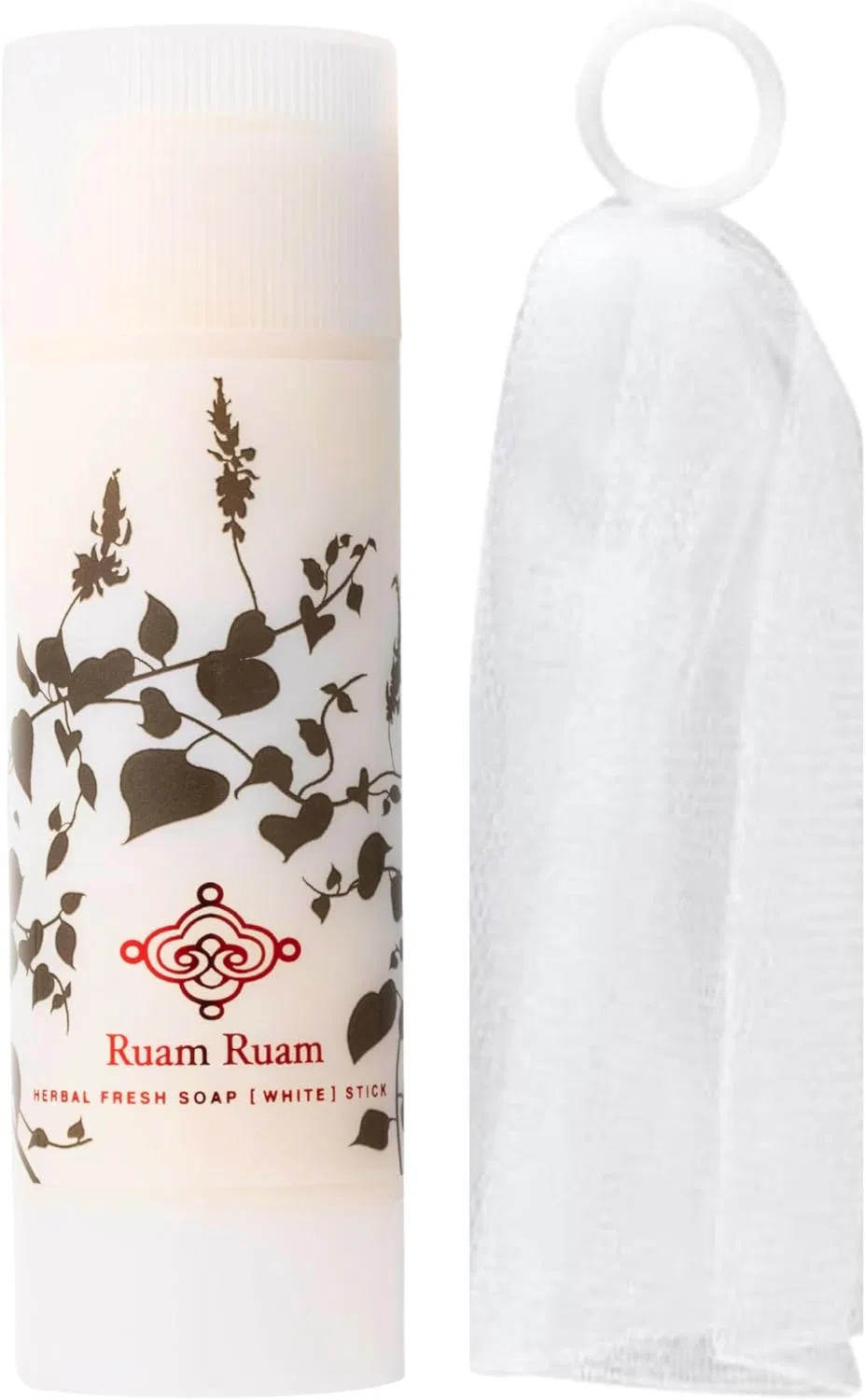 Мыло для лица Raw Soap с белой глиной Ruam Ruam 90 г