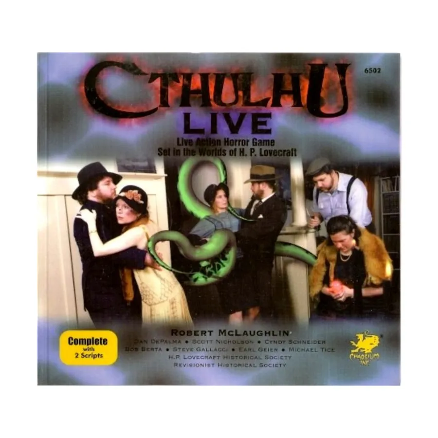 

Cthulhu Live (1st Edition), Call of Cthulhu - Rule, Source & Supplement Books (Chaosium 1st-5.5 Editions), мягкая обложка