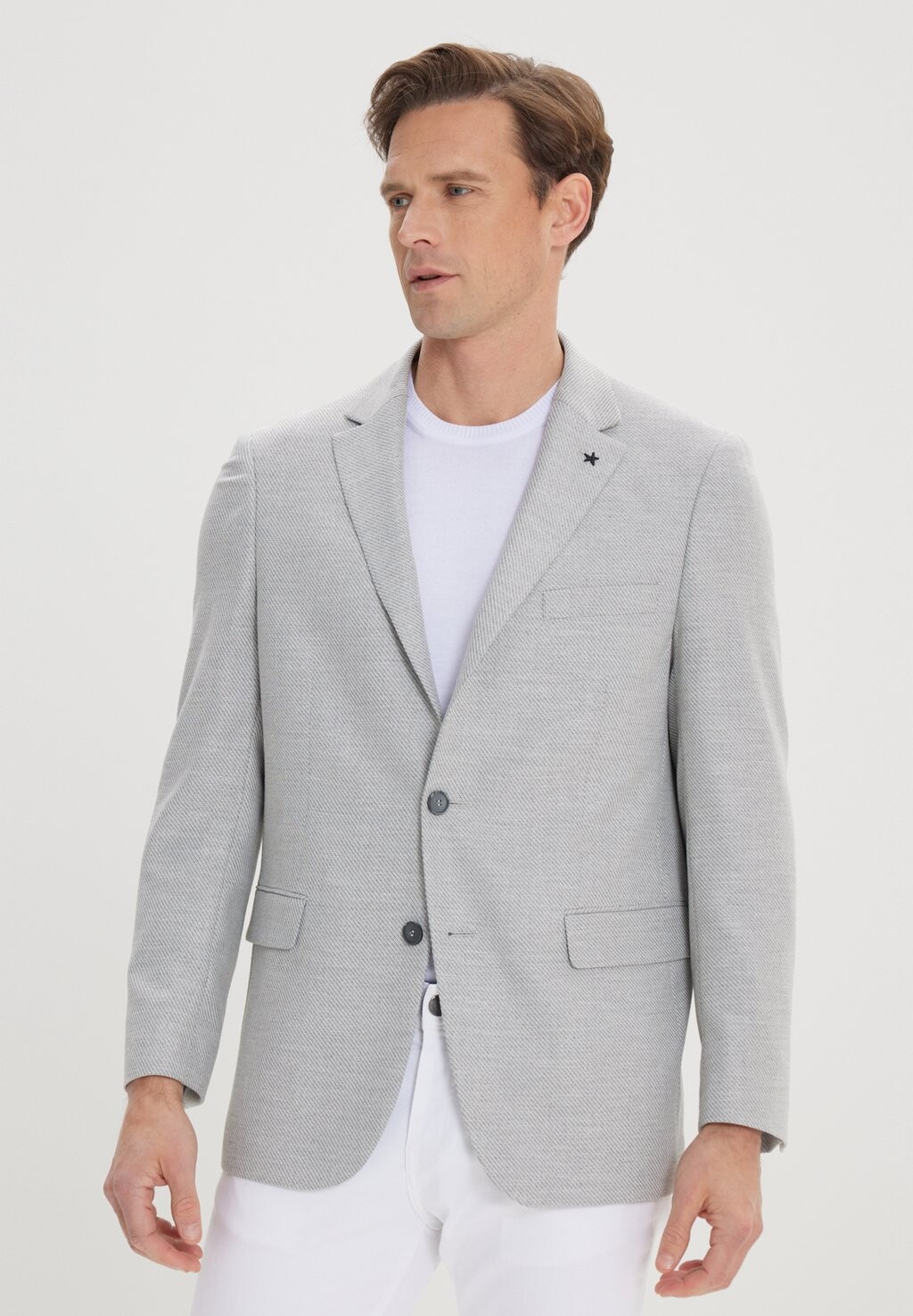 

Куртка Regular Fit Mono Collar AC&CO / ALTINYILDIZ CLASSICS, светло-серый