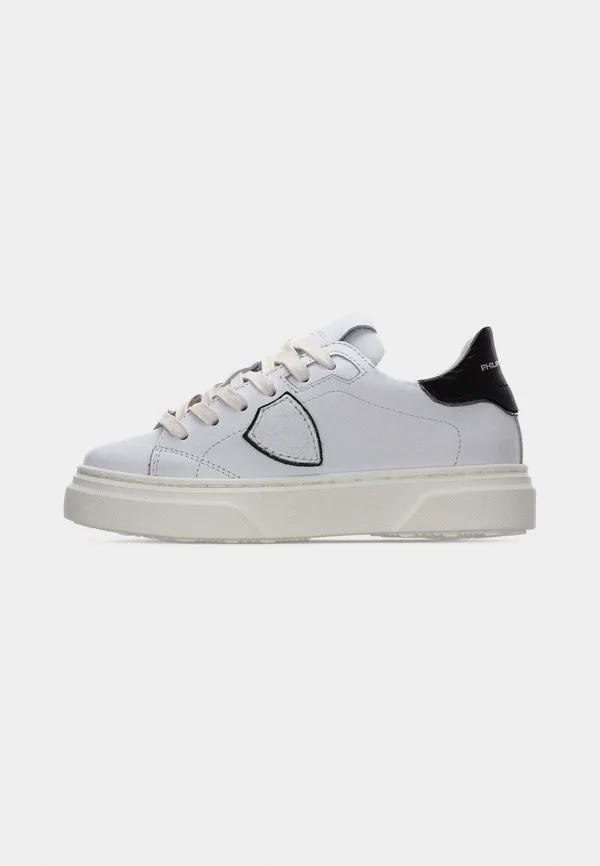 Кроссовки унисекс Philippe Model, White/Black/Silver-Coloured