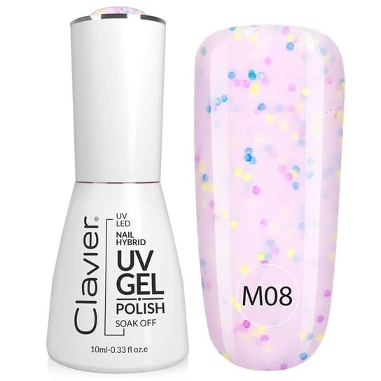 

Гибридный лак для ногтей M08 Fruit, 10 мл Clavier, Luxury Multi Flavors