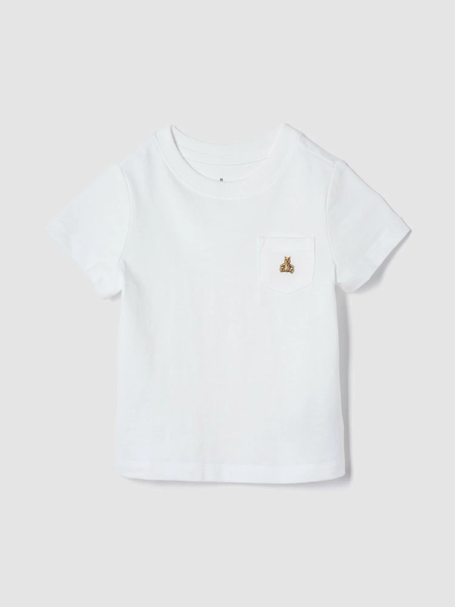 (K) Органическая футболка-комбинезон (для малышей) GAP, WHITE