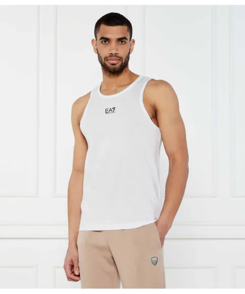 

Майка Slim fit Ea7, белый