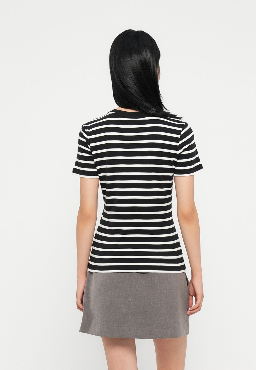 Футболка Tommy Hilfiger SLIM CODY, Black/Ecru/Black — фото 3