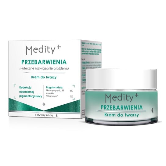 

Осветляющий кожу крем-концентрат для лица на ночь, 50 мл AVA, Medity+ Whitening Complex